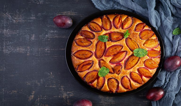 Fit ciasto ze śliwkami